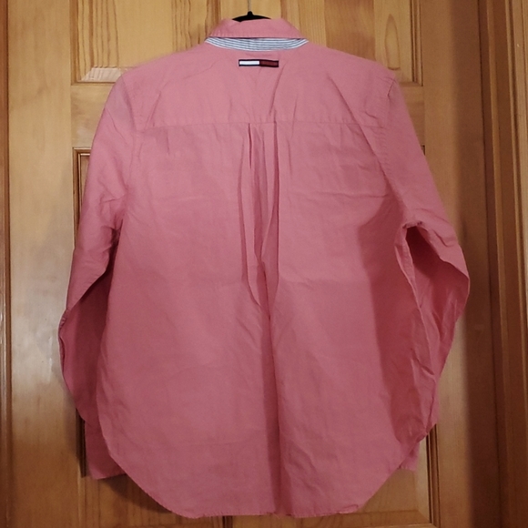 Woman's Tommy Hilfiger Pink Blouse Size 10 Fitted - Picture 5 of 7